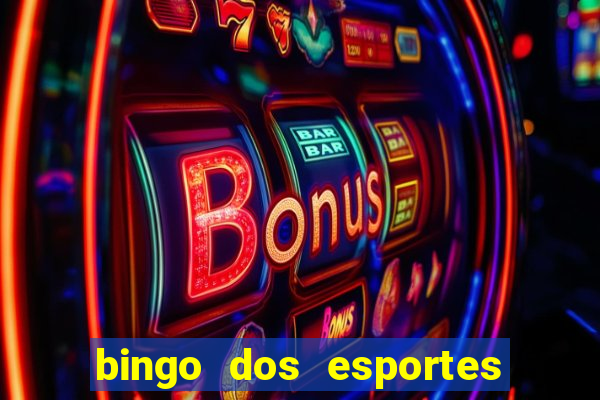 bingo dos esportes para imprimir